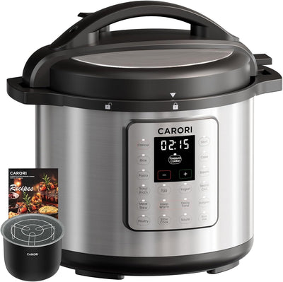 12-in-1 Electric Pressure Cooker 8 Quart, 1200W olla de presion Multi-Cooker with Non-Stick Ceramic Pot, Slow Rice