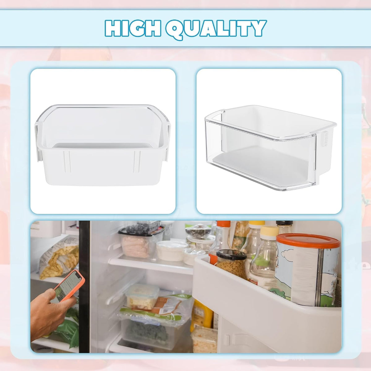 Kojem DA97-12935A Refrigerator Door Shelf Compatible with Samsung