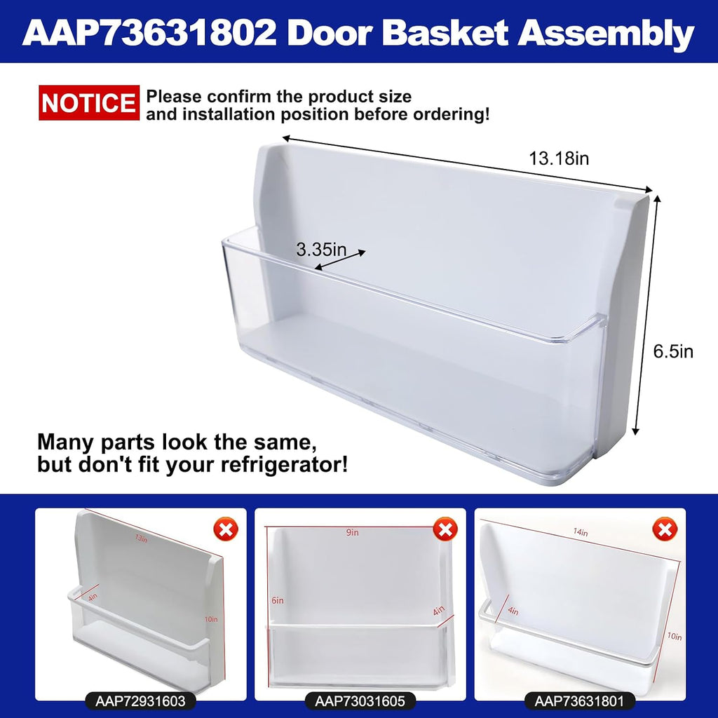 AAP73631802 Refrigerator Door Shelf Bin Assembly