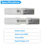 XUNKUANER 3.7V 15mm Stroke Mini Reciprocating Linear Actuator