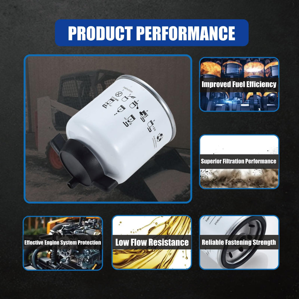 6667352 Fuel Filter with Water Separator Fits for Bobcat Loader