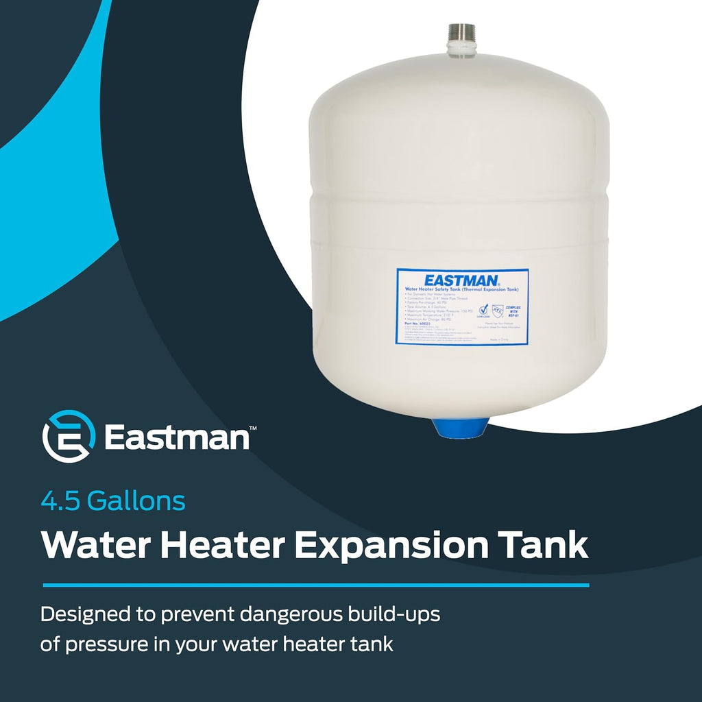 Thermal Expansion Tank, 4.5 gal, 3/4 in MIP Connection, 60023