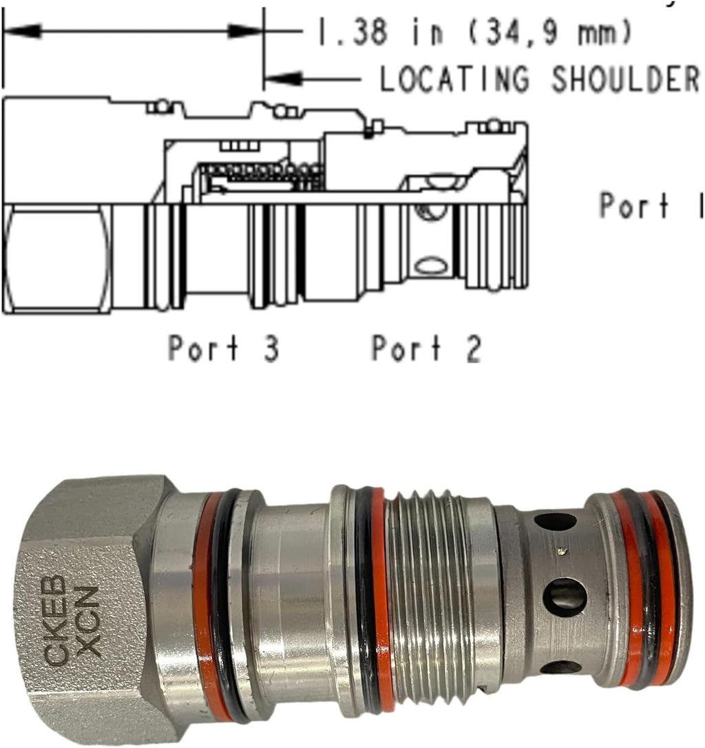 CKEB-XCN CKEBXCN Open Check Valve compatible with Sun Hydraulics