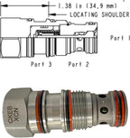 CKEB-XCN CKEBXCN Open Check Valve compatible with Sun Hydraulics