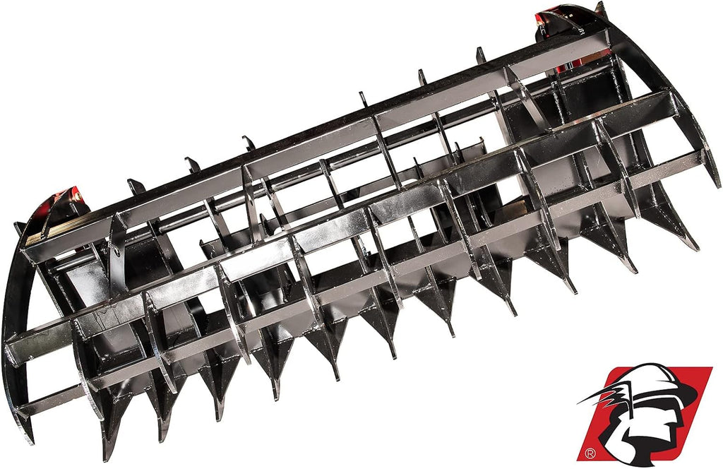 Industries Skid Steer Root Rake Grapple Attachment 66" Wide