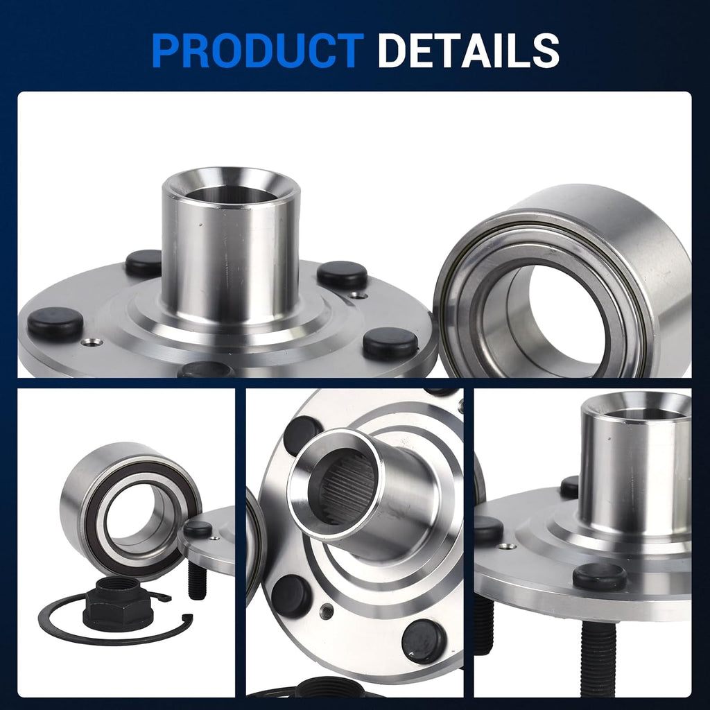 Autoround BR930580K Front Wheel Hub Assembly Fit for Honda CR-V 2002-2006
