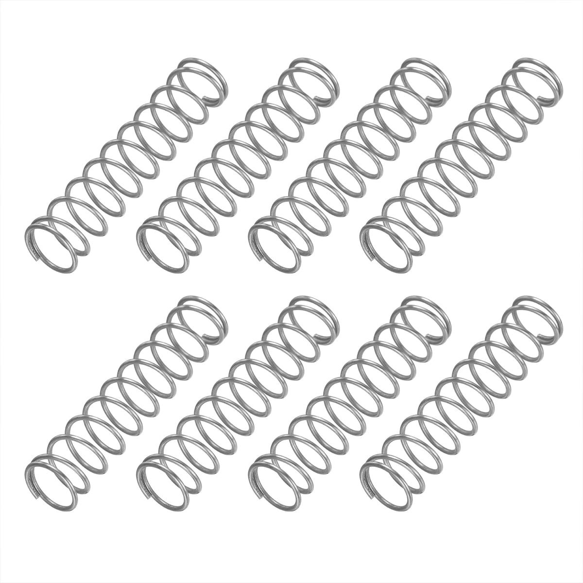 8Pcs SP 9729 Compression Spring Stainless Steel 0.054" GA, 5/8"x2-3/4"