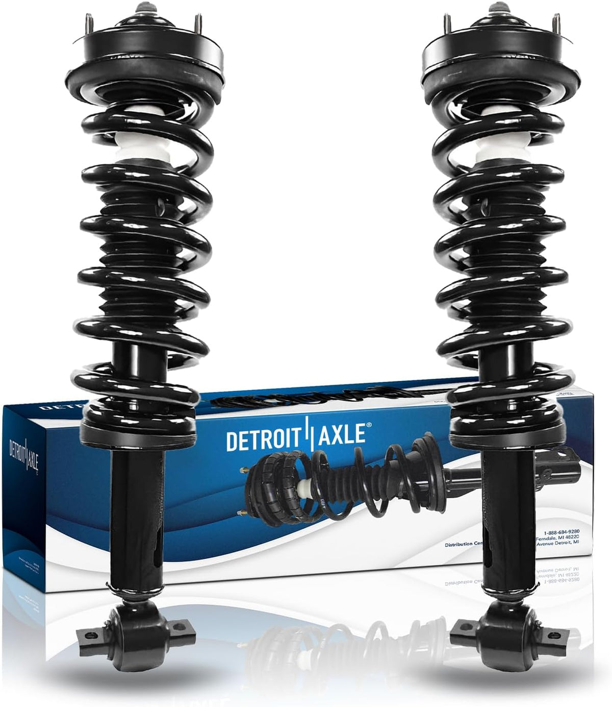 Detroit Axle - 4WD Front Struts for 2014 Ford F-150 STX, XL, XLT, Platinum