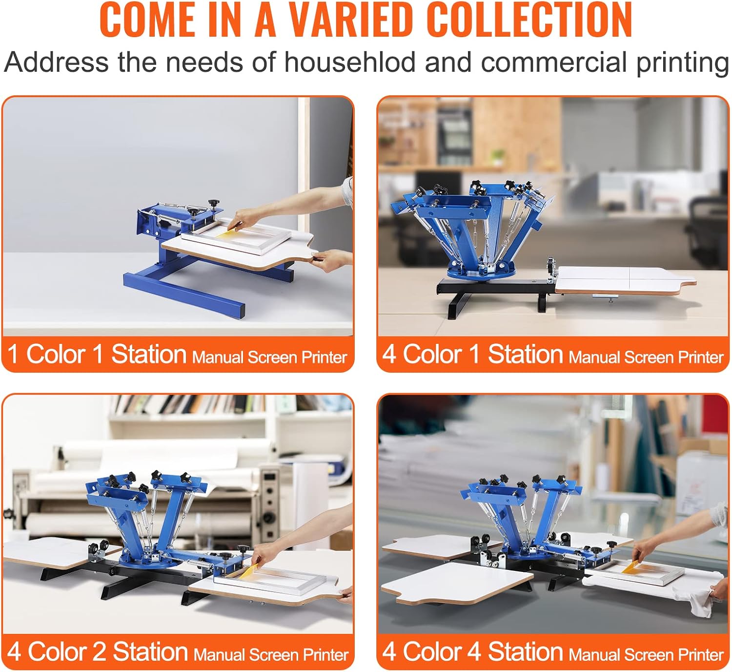 Screen Printing Machine 1 Color 1 Station Silk Screen Printing Press | For T-Shirt DIY Printing, 21.2 x 17.7 in/54 x