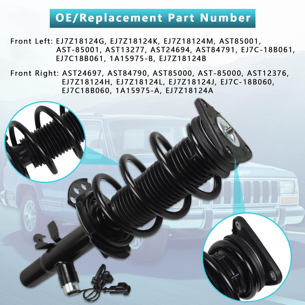 Front Shock Absorber Air Suspension Struts for Lincoln MKC 2015-2019