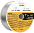 TOOLIOM ER4043 .035" Aluminum MIG Welding Wire, 1LB Spool