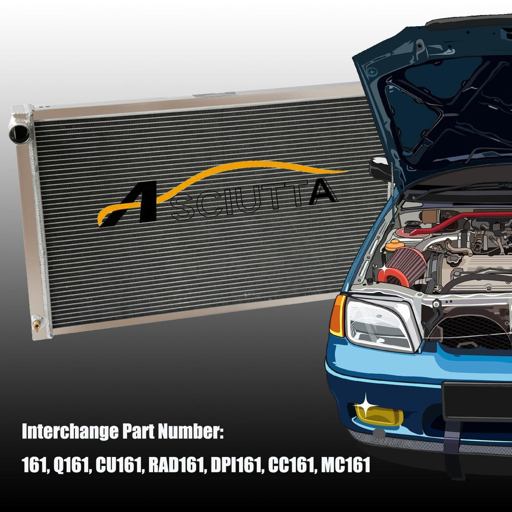 CoolingSnow Full Aluminum Radiator for 1968-1990 Chevy C10 C20 C30 Caprice