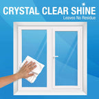 for Glass, Disposable and Streak Free Cleaning Wipes for Mirrors, Windows, Kitchen, Home, and Auto- (60 Count (Pack
