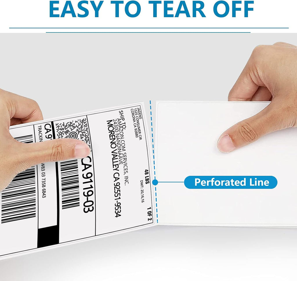 Thermal Labels, 500pcs 4×6 Shipping Labels