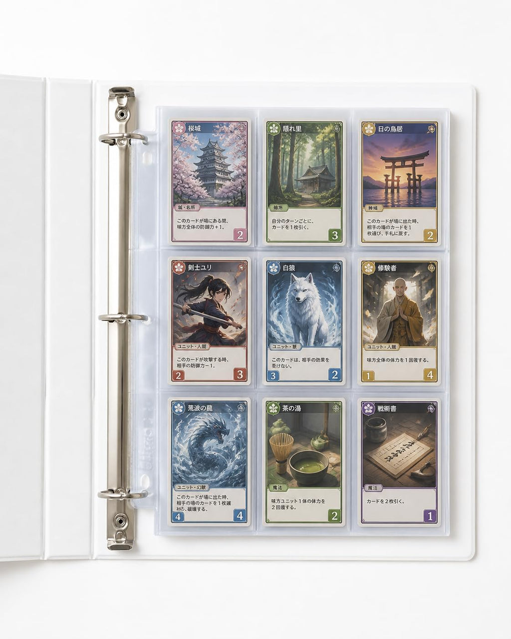 Card Pages for Binders – 9 Pocket Trading Card Binder Pages – Silver Series for Trading Cards & Collectibles –