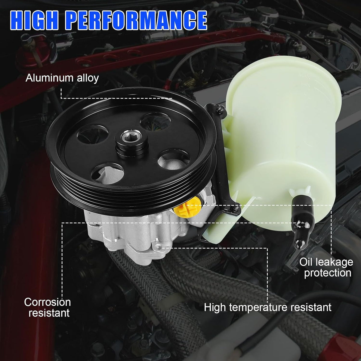 55398903AD Power Steering Pump with Pulley For Dodge Ram 1500 2009-2010