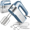 Hand Mixer Electric, 450W Kitchen Mixers with Scale Cup Storage Case, Turbo Boost/Self-Control Speed + 5 Speed +