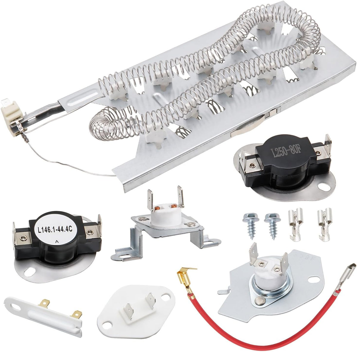 WED5100HW2 WED5100HC2 WED5100HW1 Dryer Heating Element Kit for Whirlpool