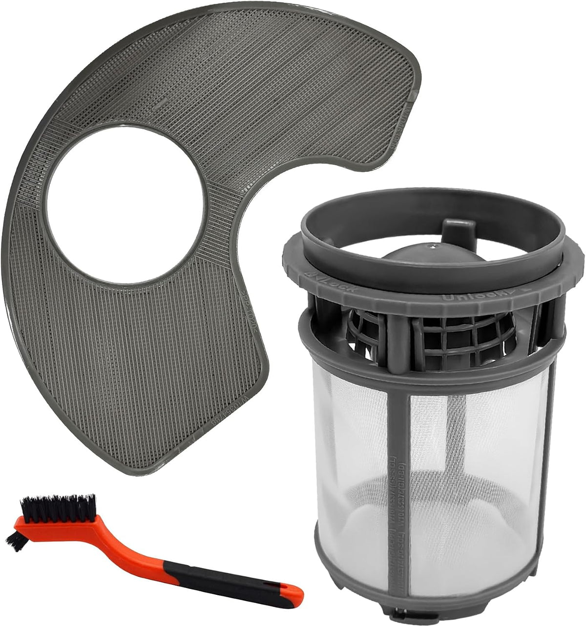 W10872845 Dishwasher Pump Filter Cup WPW10463906 Screen Filter