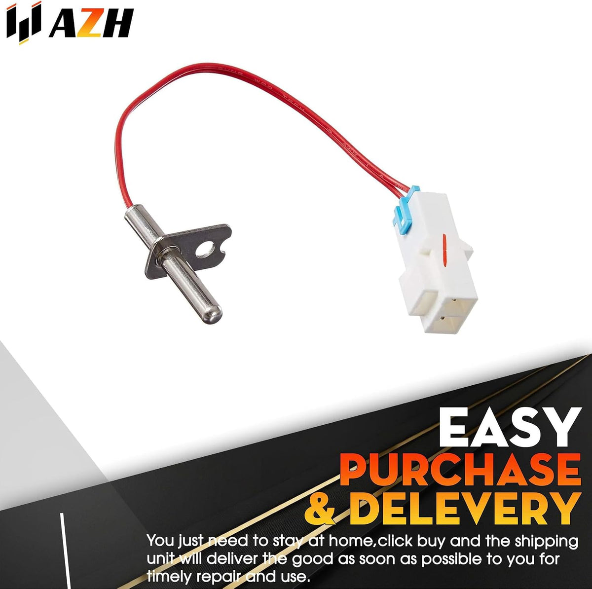 Thermistor Replacement For LG DLE5977WM DLE6942W DLE6977S DLE6977W DLE7000W DLE7050V DLE7060VE DLE7060WE DLE7100W DLE7177RM DLE7177SM Dryer