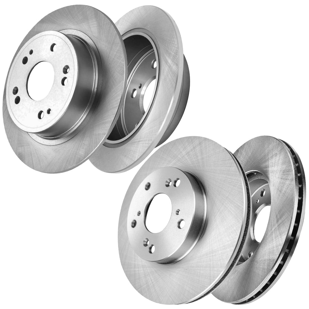 ALLCOMBO 11.1" Front and Rear Brake Rotors Compatible with 2015 Honda Civic