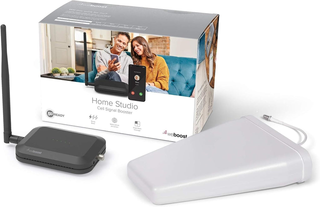 Home Studio Omni - Cell Phone Signal Booster | Boosts 4G LTE & 5G for all U.S. & Canadian Networks - Verizon, AT&T