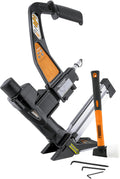 PFL618C Pneumatic 3-in-1 15.5-Gauge and 16-Gauge 2" Flooring Nailer/Stapler with Flooring Mallet and Interchangeable