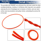 hoylty Portable Compact Dryer Blower Fan Belt Compatible with Panda Dryer