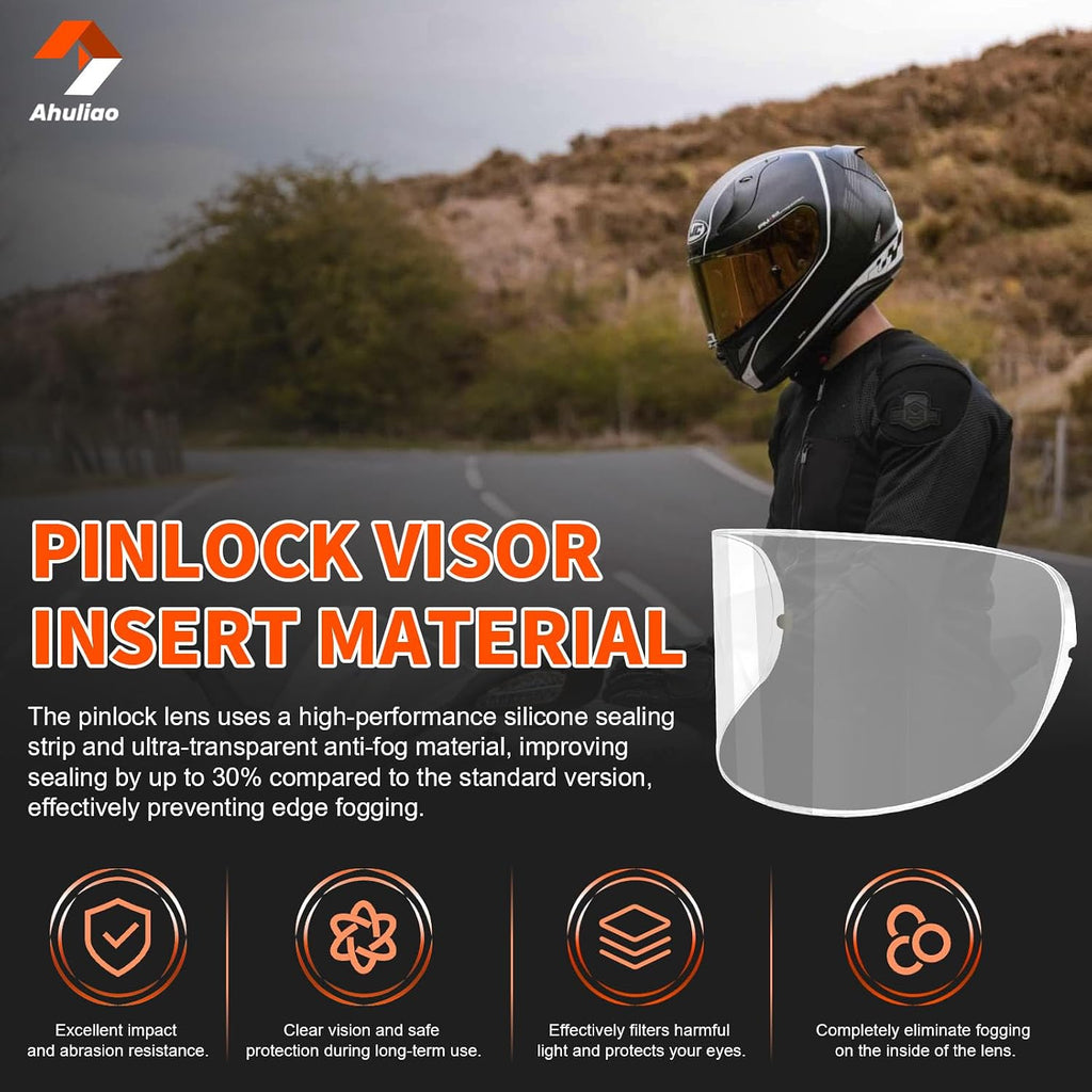 Pinlock EVO Anti-Fog Insert for Shoei Helmets Visor Lens CNS-1/CW-1/CWR-1 | for Shoei