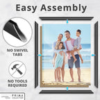 11x17 Poster Frames - Black, MultiPack of 12 - Prima Collection