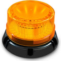 1-Pack Amber Strobe Beacon Light, Rechargeable LED, Magnetic Base | Wireless 3600mAh with suction cup mount.