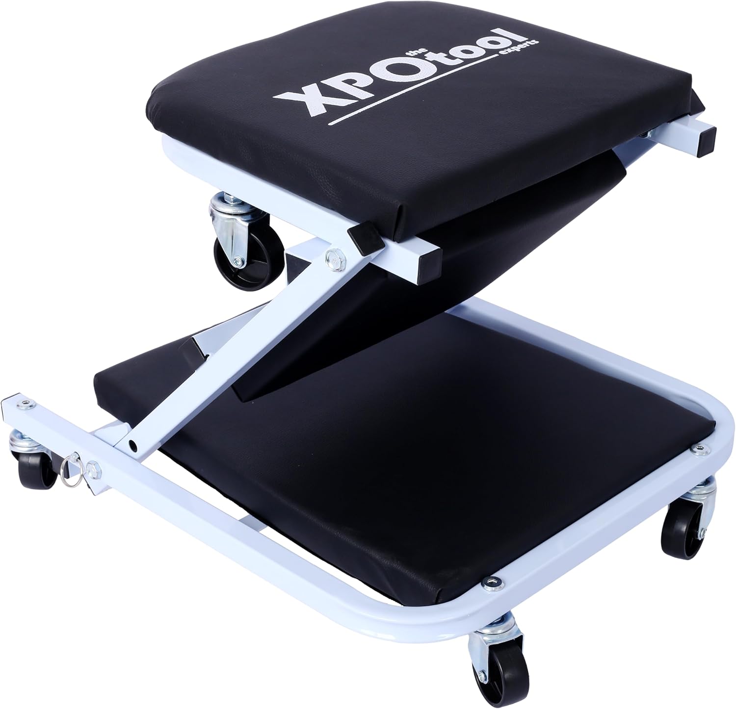 Mechanic Creeper, Creeper Seat, Steel Mechanic Stool, 2 in 1 Garage Creeper, 36 Inch Low Profile with 6 Casters