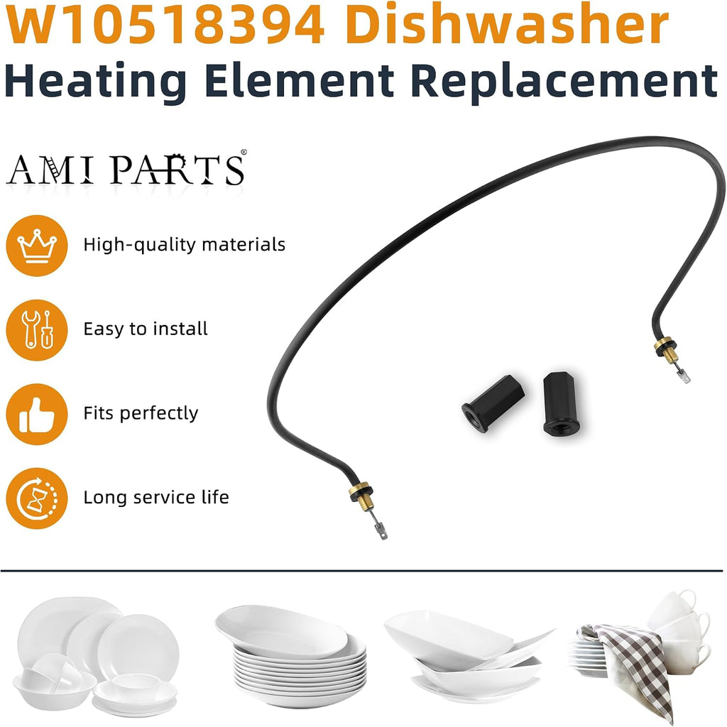 W10518394 Dishwasher Heating Element Kit Fit for Whirl-pool