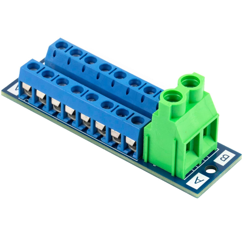 30Amp 48V 2x8 Position Terminal Block Distribution Module (2pcs)