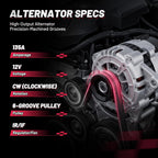 BDFHYK 135A Alternator for Ford Explorer 4.6L V8 2006-2008, 8448