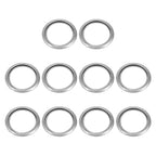 X AUTOHAUX 10pcs M14 Oil Drain Plug Gasket for Mitsubishi Lancer