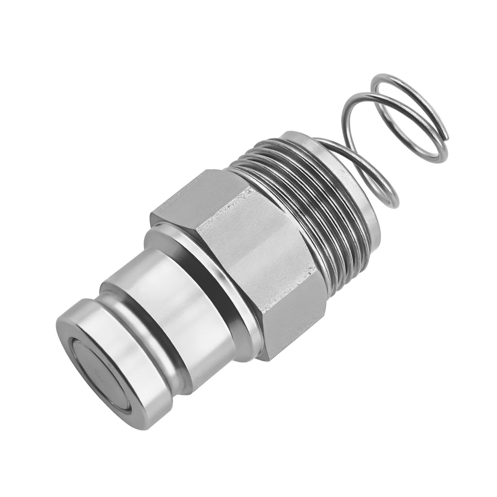 Ovabeyna 7246798 Hydraulic 3/8″ Male Flat Face Quick Coupler Skid Steer Cartridge Manifold Compatible with Bobcat 7246798