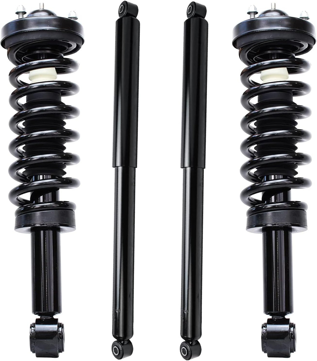 Detroit Axle - 4WD Front Struts Rear Shocks Kit for 2009-2013 Ford F-150