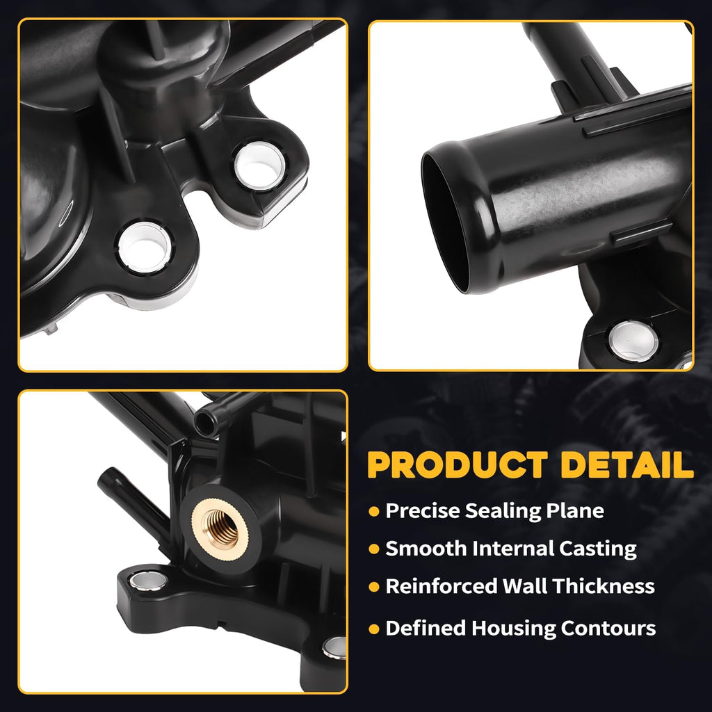 11060-3TA0B Thermostat Housing & Engine Coolant Water Outlet Case Fit For Nissan Altima Rogue 2.5L 2013-2020 Fit For Infiniti QX60 2.5L 2014-2017 Replaces 110603TA0B
