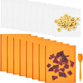 18 Pcs Silicone Dehydrator Sheets, Including 8 Packs DehydrationMats with Edges & 10 Pcs Mesh Sheets, Nonstick