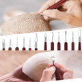 Clay Sculpting Tools,Pottery Tools Kit, Polymer Clay Tools,Pottery Ribs, Air Dry Clay Tools for Sculpting, Modeling