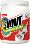 In-Wash Every-Load Booster Laundry Stain Remover, Bleach-Free & Color Safe, HE Compatible, Removes Grass, Coffee