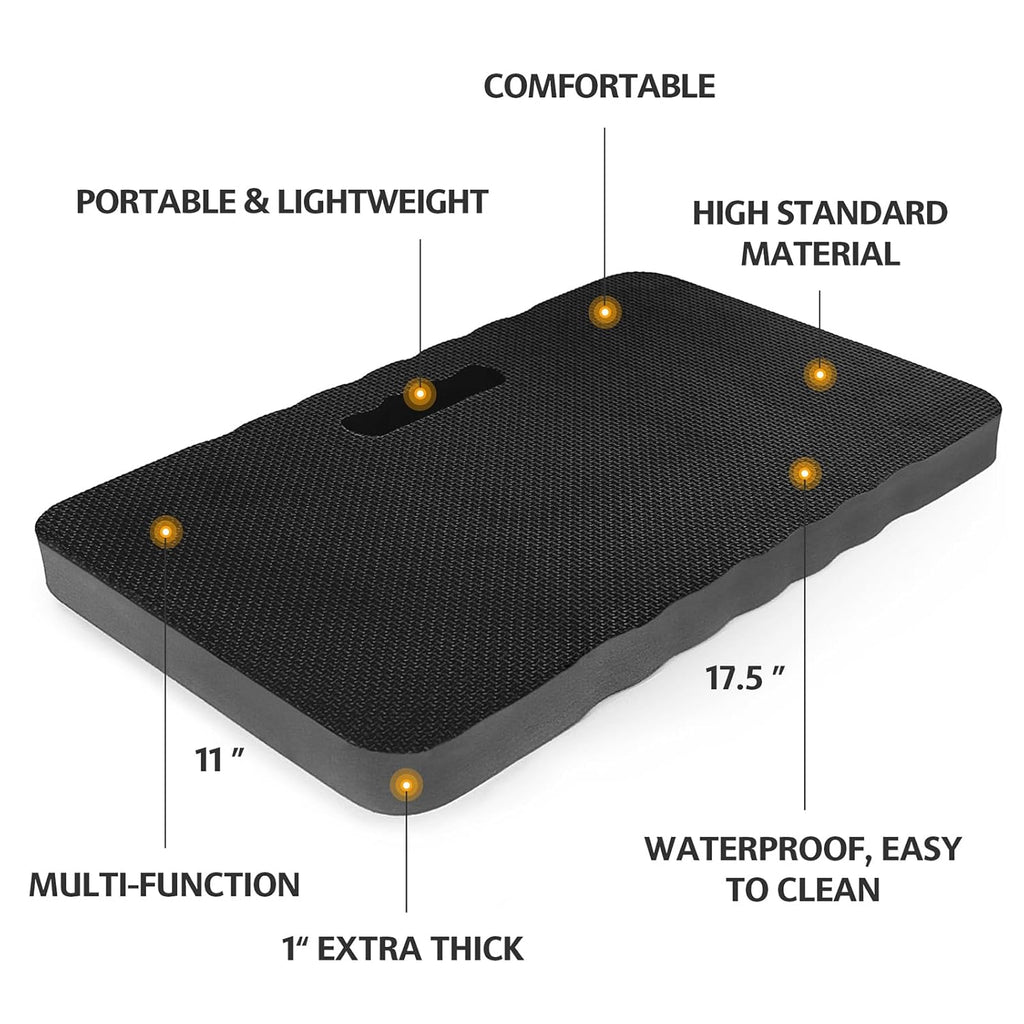 Extra Thick Kneeling Pad, Soft Foam Kneeling Cushion, Waterproof Gardening Knee Pads, Lightweight Knee Mat for