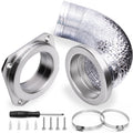XUNTUI Magnetic Dryer Vent Connector Kit, 4" Magnetic Dryer Vent Coupling