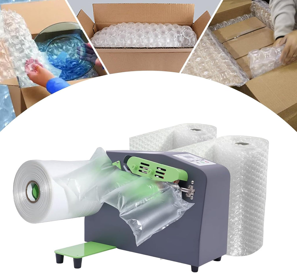 Air Cushion Maker Machine Bags Wrap Pillow Inflator Bubble Packaging Inflator Adjustable Parameters Easy To Use Air