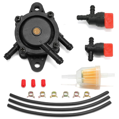 808492 808656 Pulse Vacuum Fuel Pump for Briggs and Stratton Kohler 17HP-25HP John Deere Cub Cadet Lawn Mower Fuel Pump LG808656 Kawasaki Yamaha Golf Cart Honda Small Engine Generator Predator Parts