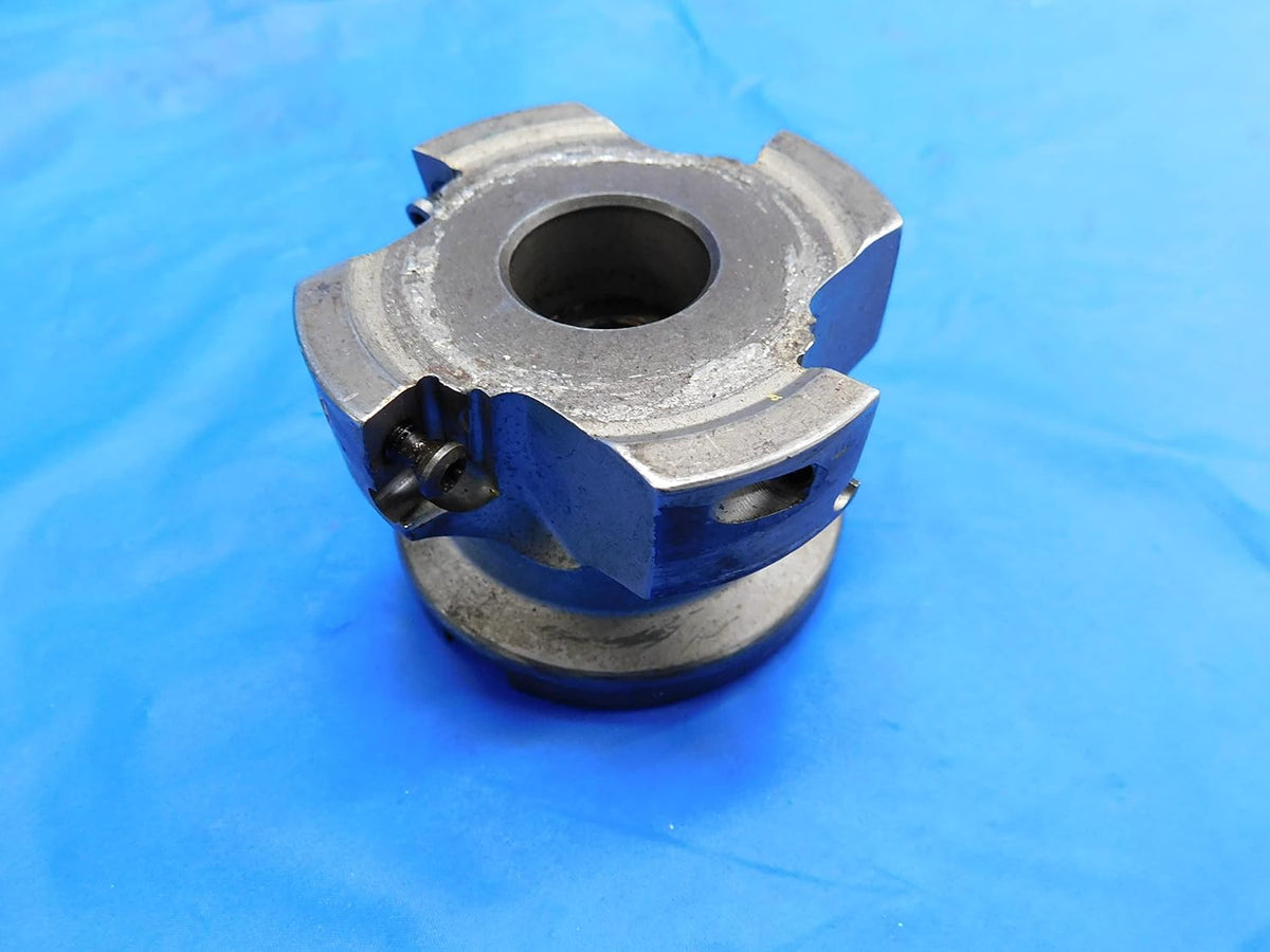 ISCAR ? 2 1/2" O.D. FACE Mill 1" Pilot 3/8" Key Holds 4 Inserts APKT - JH2640LVR