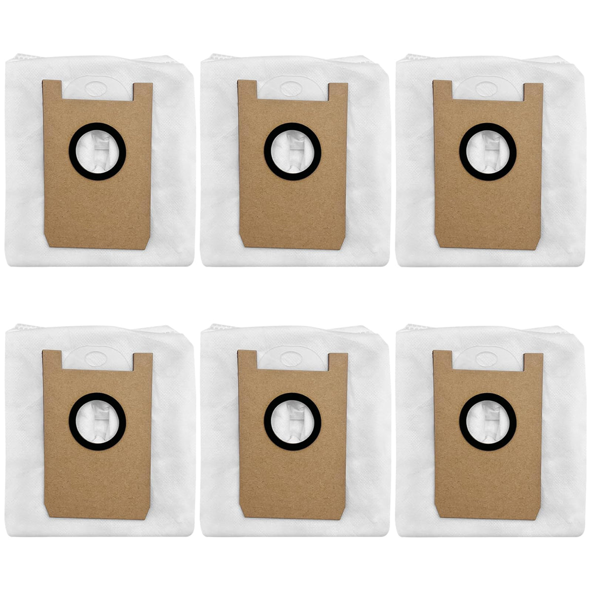 6 Pack Dust Bags Compatible with T20+ T25+ T30+ Robot Vacuum Cleaner