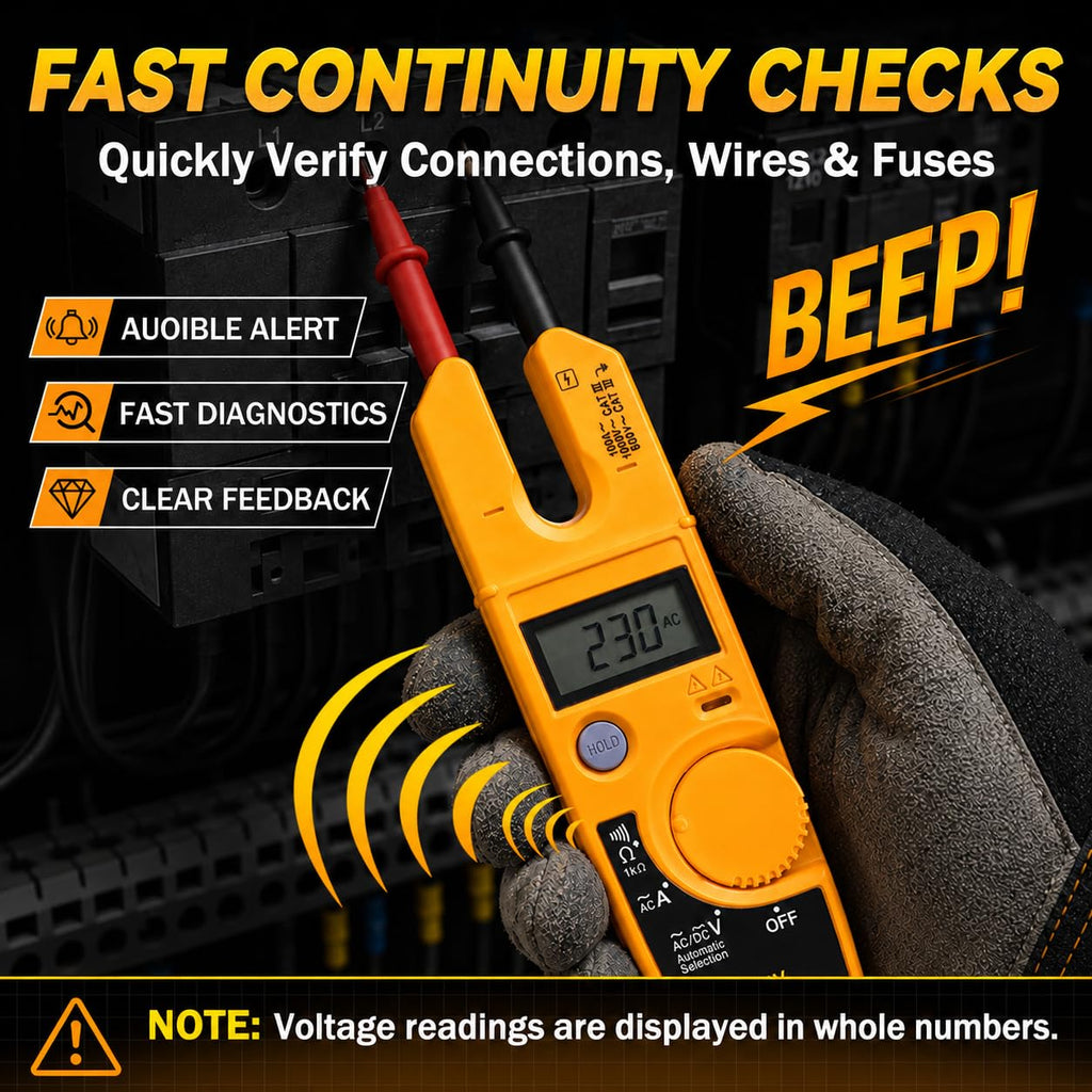 T5-600 Electrical Meter Compatible with Fluke Meter, 600V Electrical Tester