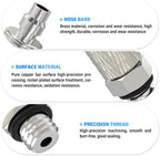 TAILONZ PNEUMATIC 4MM Tube OD x M3 Thread Straight Miniature Quick Release Couplings Locking Pneumatic Fittings PC4-M3 (Pack of 10)